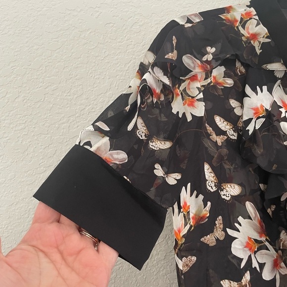 Givenchy Silk Flower Blouse - Picture 5 of 10